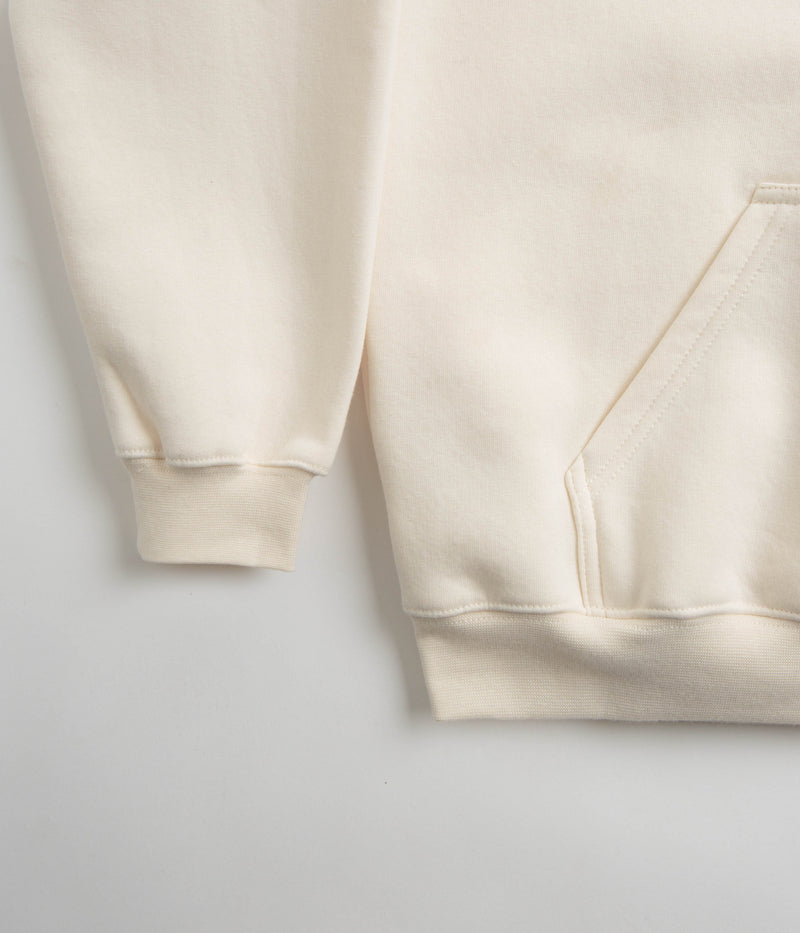 Magenta Terry Plant Hoodie in Natural