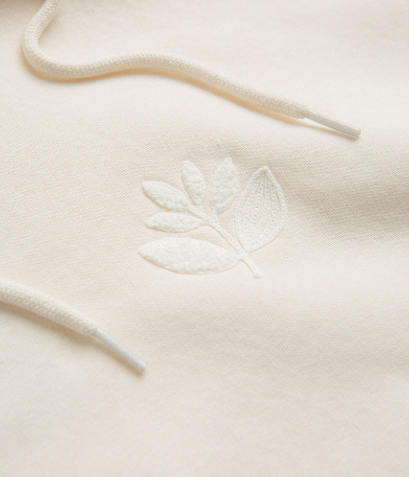 Magenta Terry Plant Hoodie in Natural