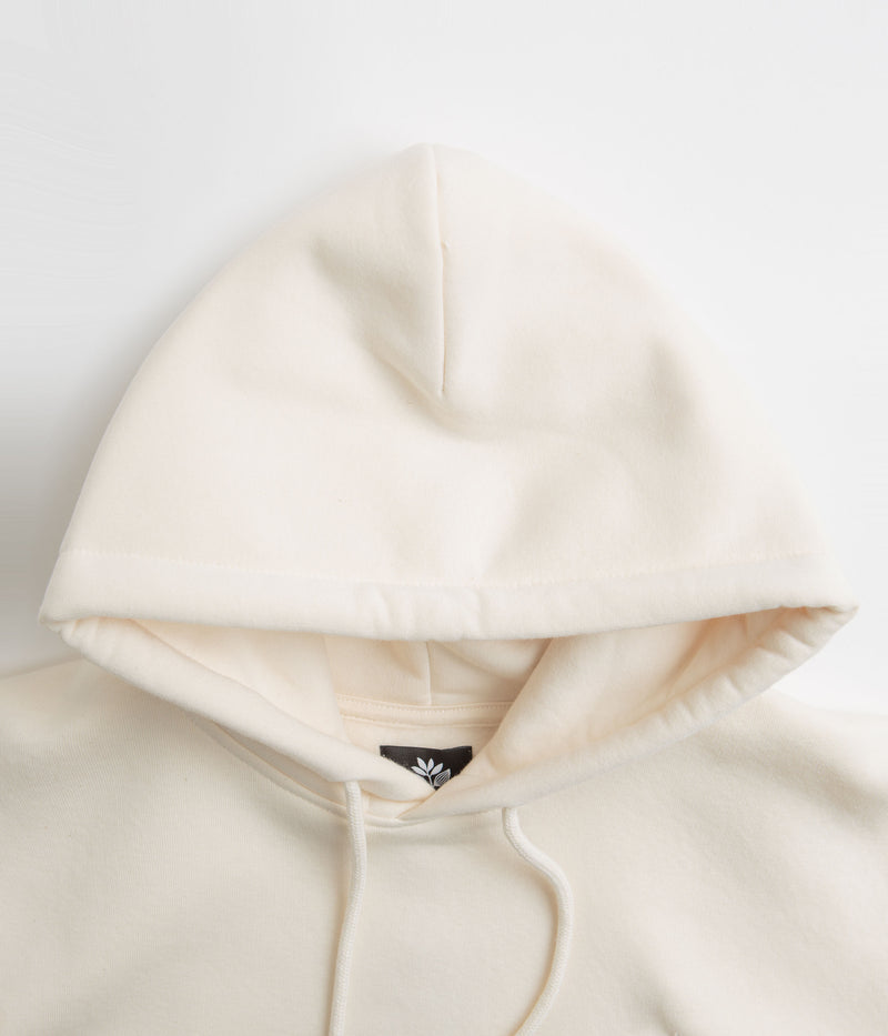 Magenta Terry Plant Hoodie in Natural