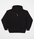 Magenta Tree Plant Hoodie in Black