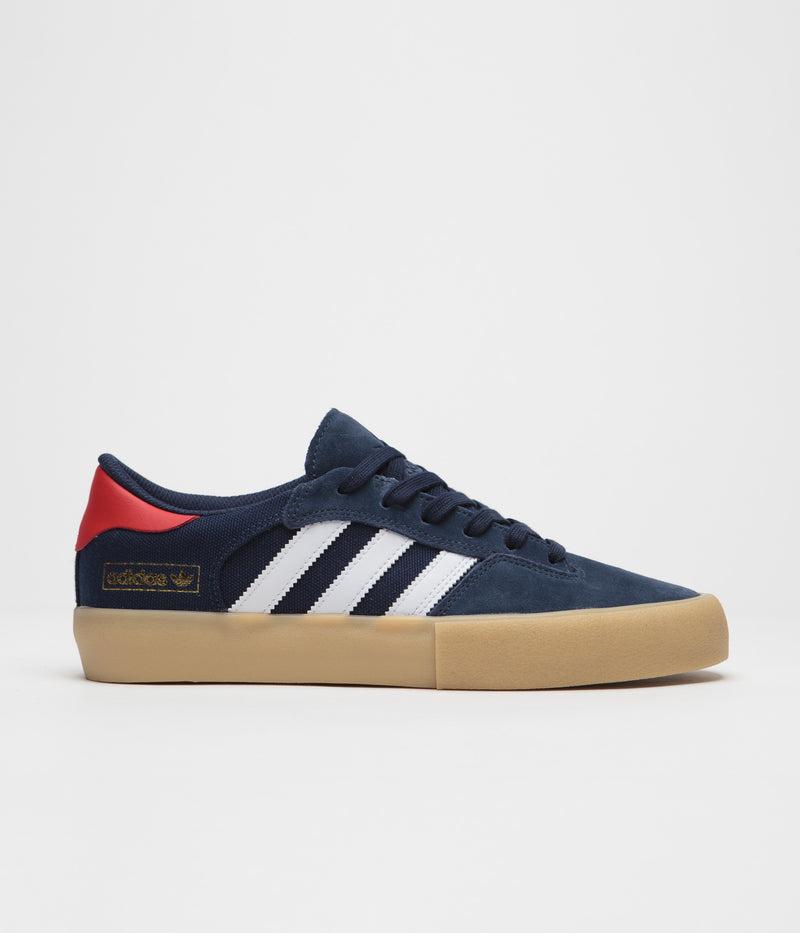 Adidas Matchbreak Super Shoes in Collegiate Navy and FTWR White / Better Scarlet