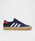 Adidas Matchbreak Super Shoes in Collegiate Navy and FTWR White / Better Scarlet