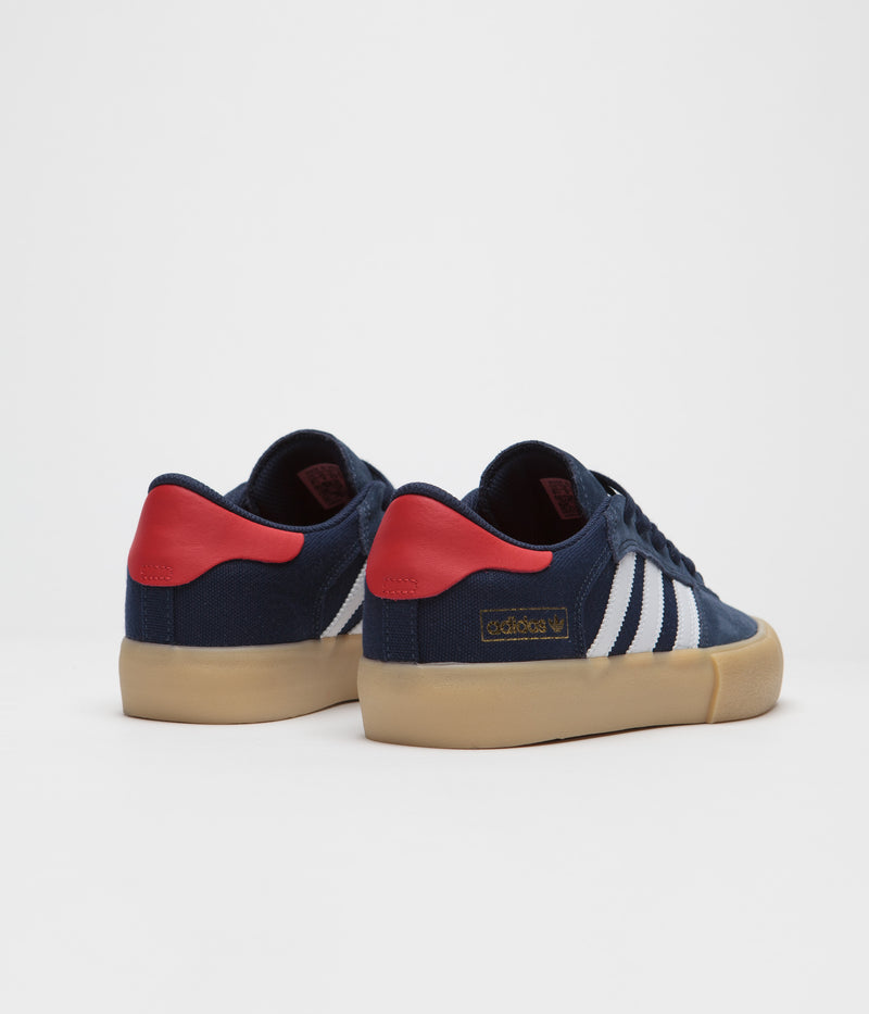 Adidas Matchbreak Super Shoes in Collegiate Navy and FTWR White / Better Scarlet