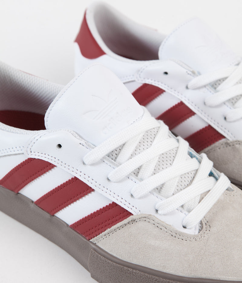 Adidas Matchbreak Super Shoes in White and Power Red / Gum