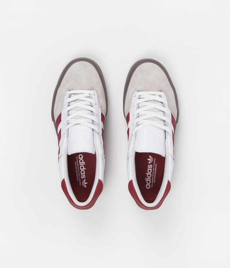 Adidas Matchbreak Super Shoes in White and Power Red / Gum