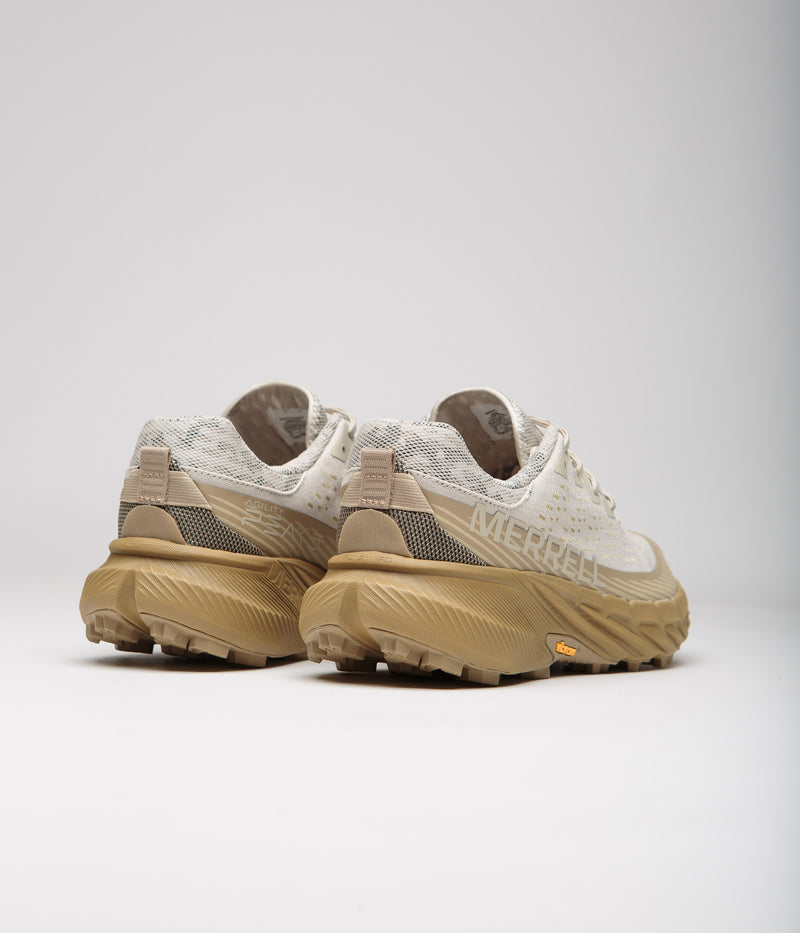 Merrell Agility Peak 5 Shoes in Oyster and Coyote