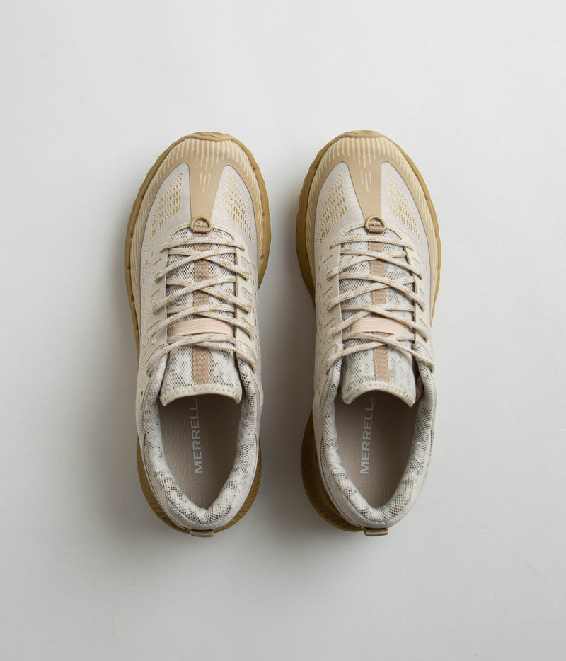 Merrell Agility Peak 5 Shoes in Oyster and Coyote