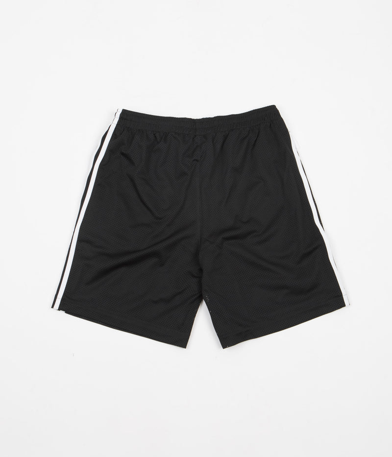 Adidas Mesh Shorts in Black and White / Pulse Lime