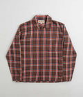 Mollusk Builder Shirt in Brown Plaid