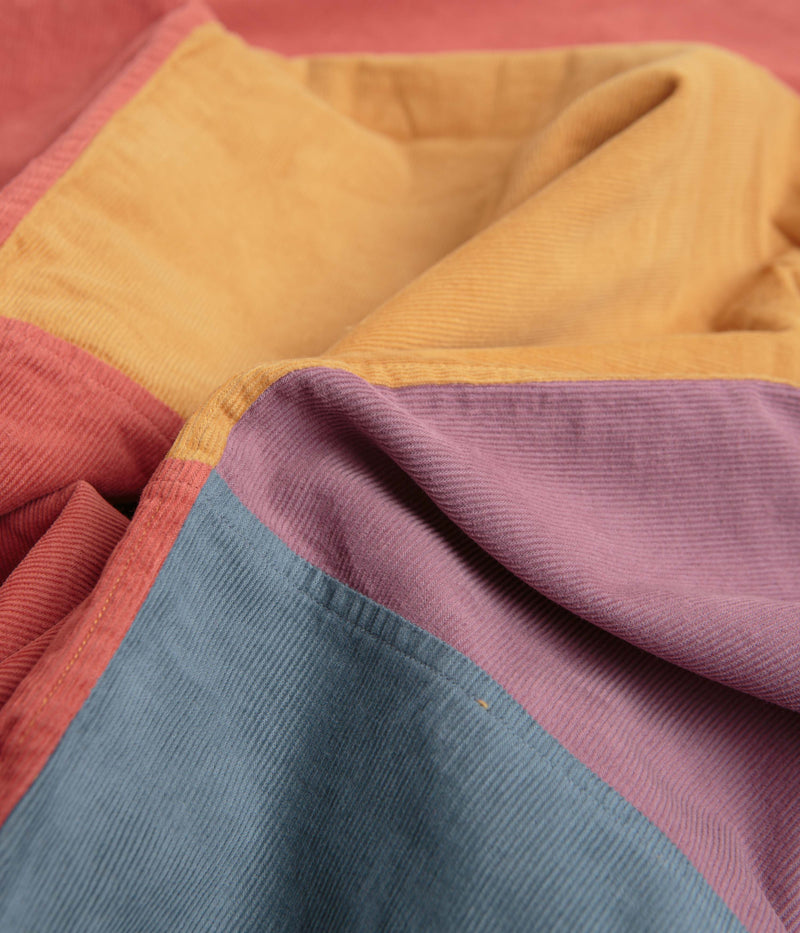 Mollusk Corduroy Beach Party Blanket in Pink Multi