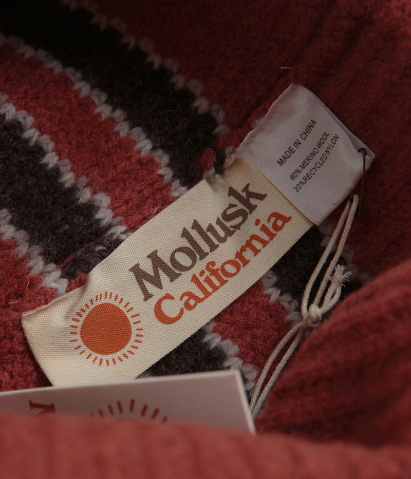Mollusk County Cork Beanie in Faded Brick