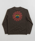 Mollusk Dazy Sun Crewneck Sweatshirt in Faded Black