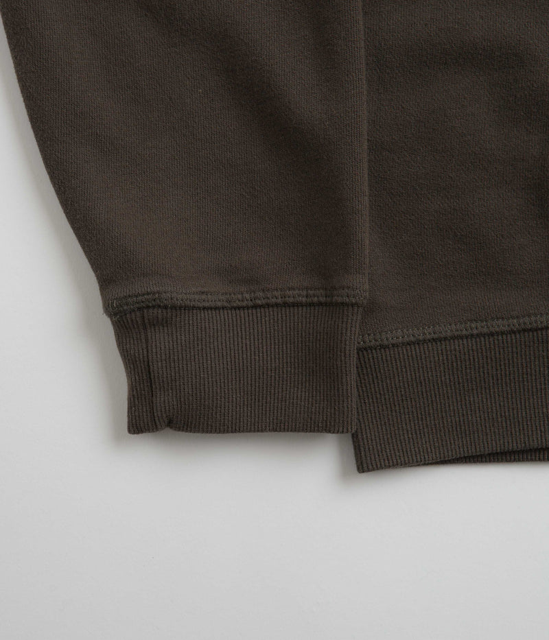 Mollusk Dazy Sun Crewneck Sweatshirt in Faded Black