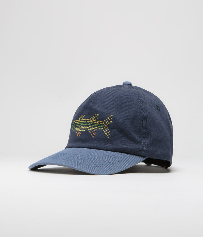 Mollusk Fish Stitch Cap in Two Tone Blue