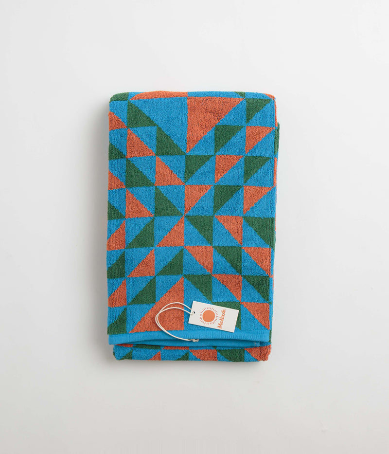 Mollusk Graphis Towel in Blue Multi