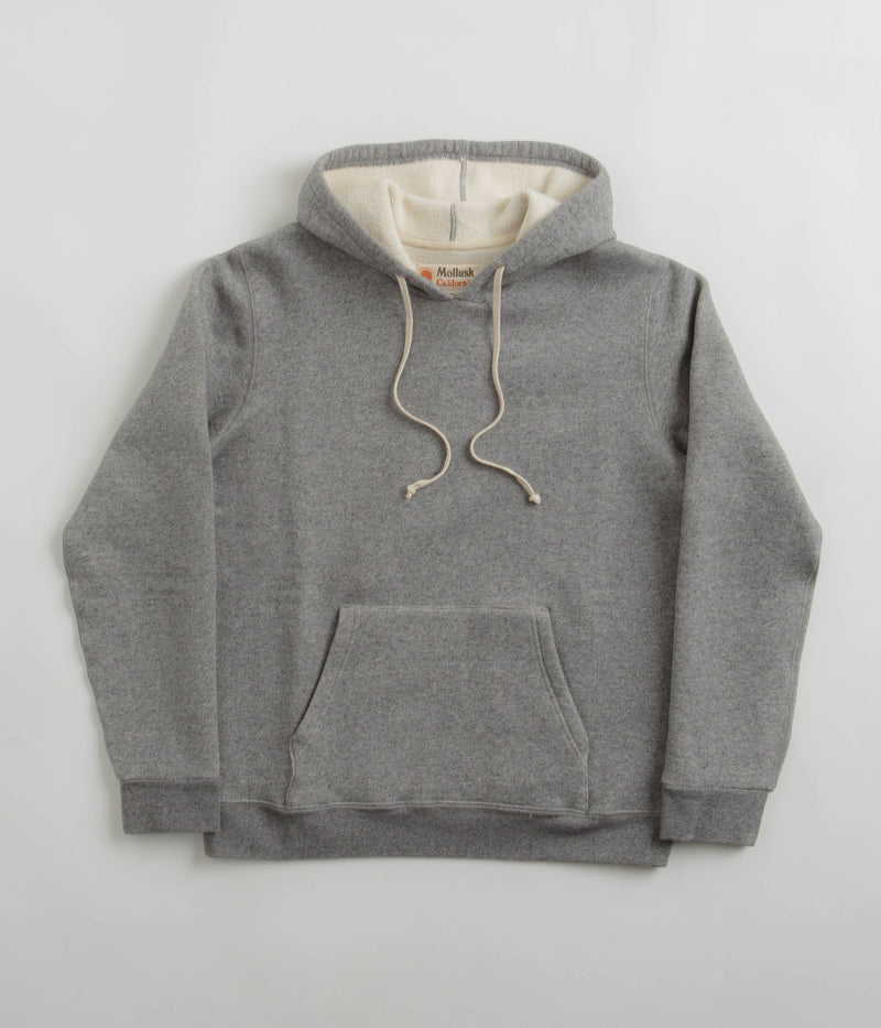 Mollusk Heavy Terry Hoodie in Heather Grey