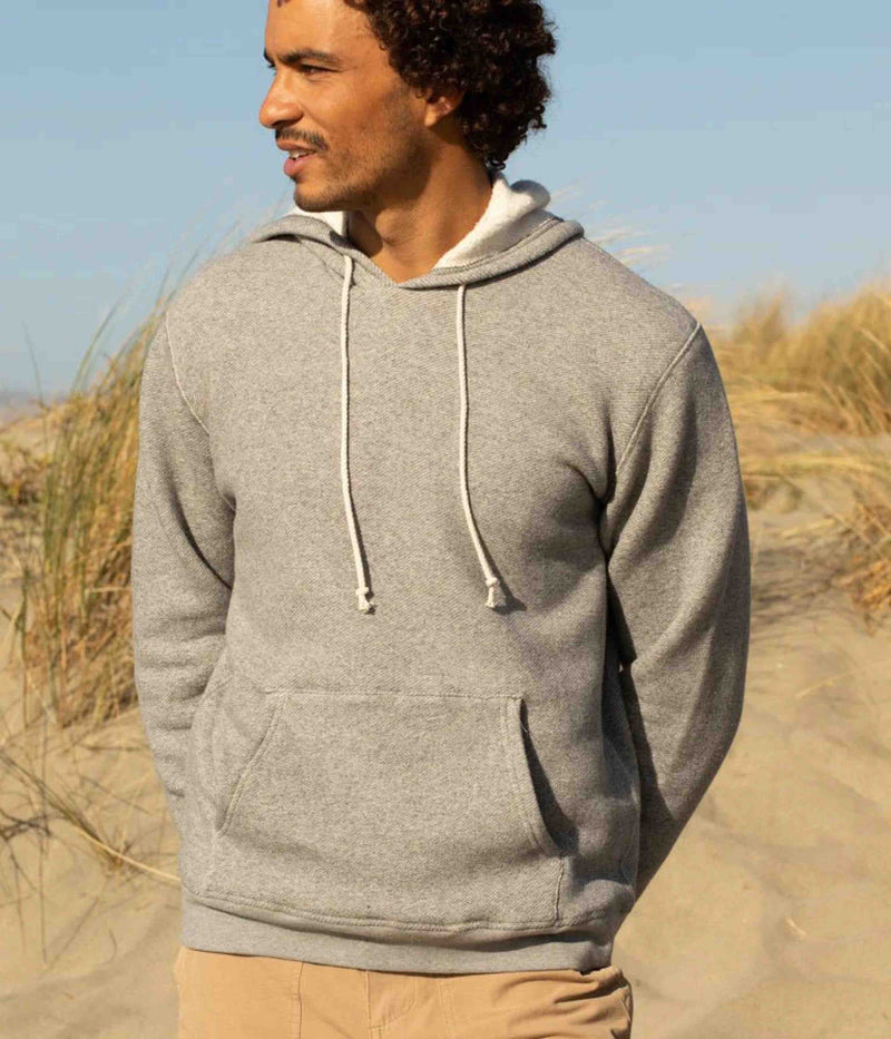 Mollusk Heavy Terry Hoodie in Heather Grey