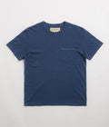 Mollusk Hemp Pocket T-Shirt in Dull Indigo