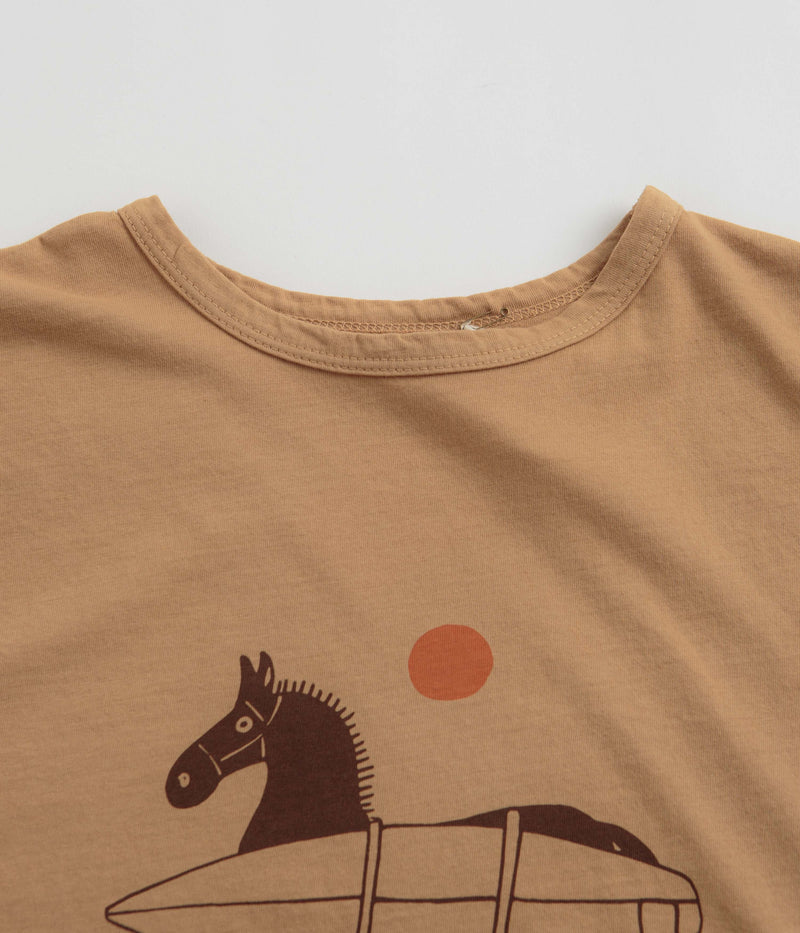 Mollusk Kids Grazer T-Shirt in Tan Earth