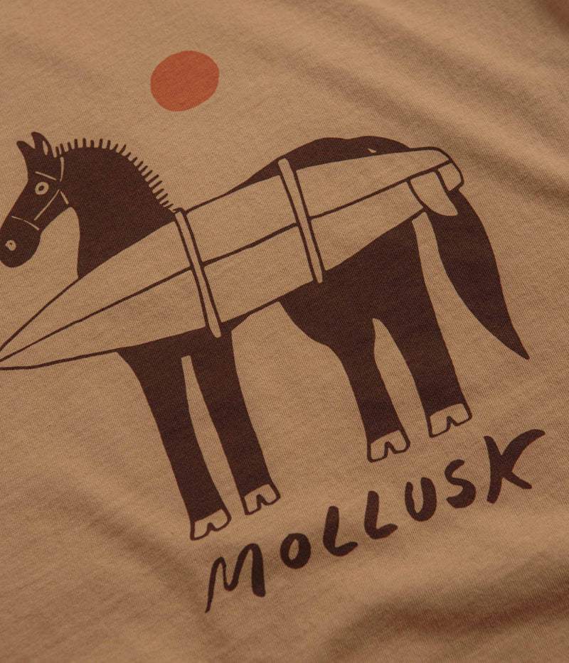 Mollusk Kids Grazer T-Shirt in Tan Earth