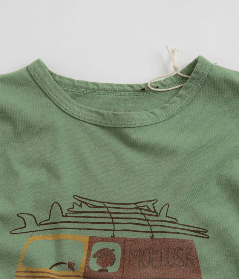 Mollusk Kids Van T-Shirt in Trinity Green