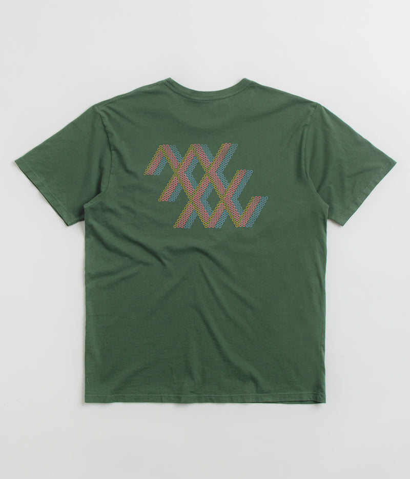 Mollusk Lattice Energy T-Shirt in Rover Green