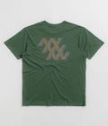 Mollusk Lattice Energy T-Shirt in Rover Green