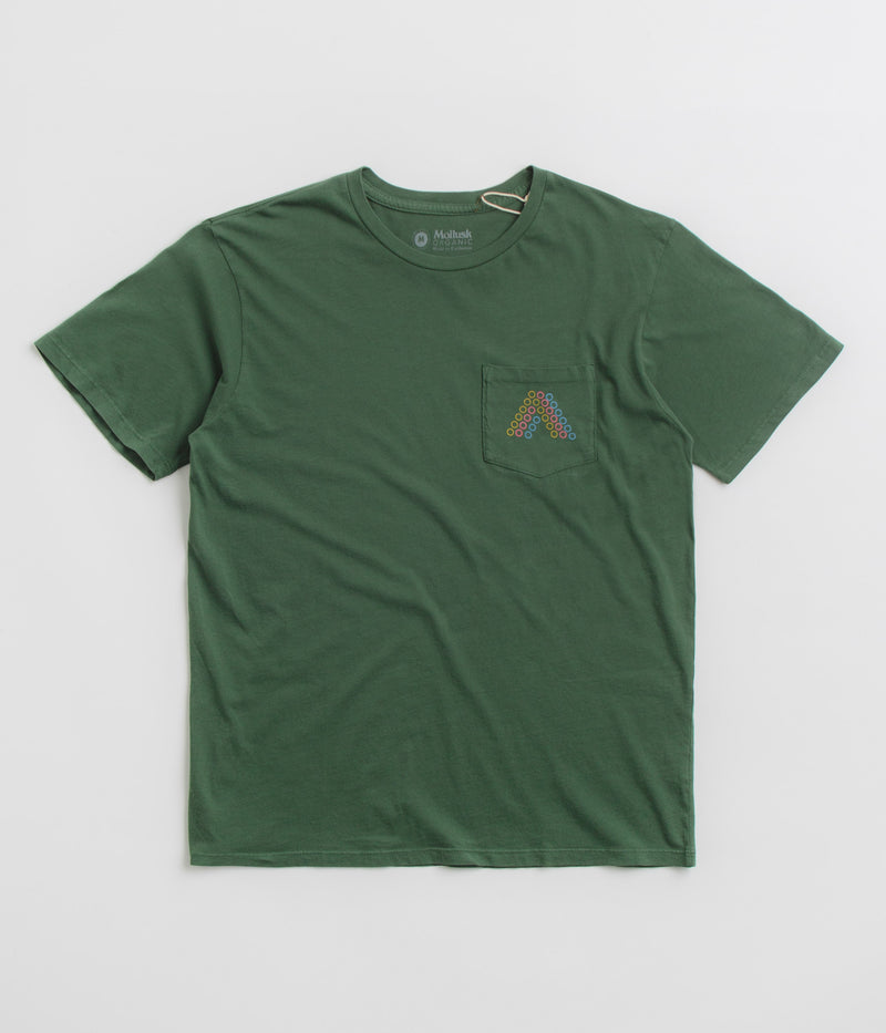 Mollusk Lattice Energy T-Shirt in Rover Green