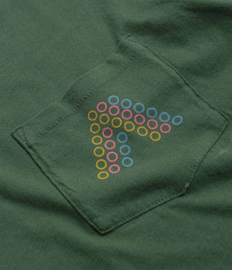 Mollusk Lattice Energy T-Shirt in Rover Green