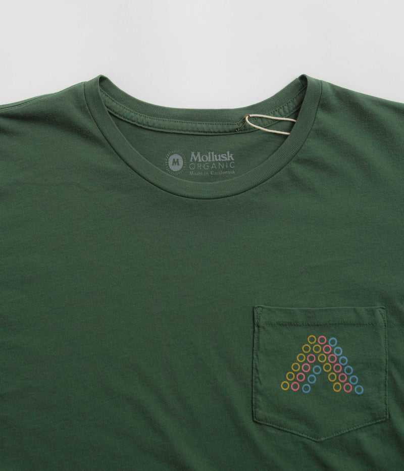 Mollusk Lattice Energy T-Shirt in Rover Green