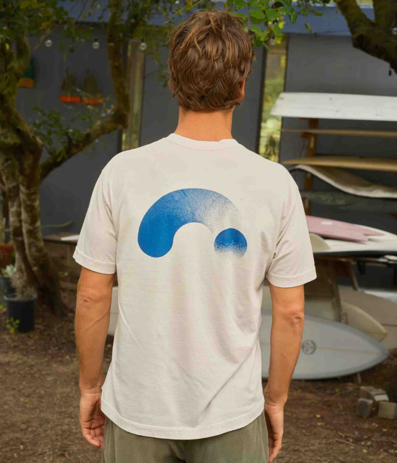 Mollusk Macaronis T-Shirt in Fog
