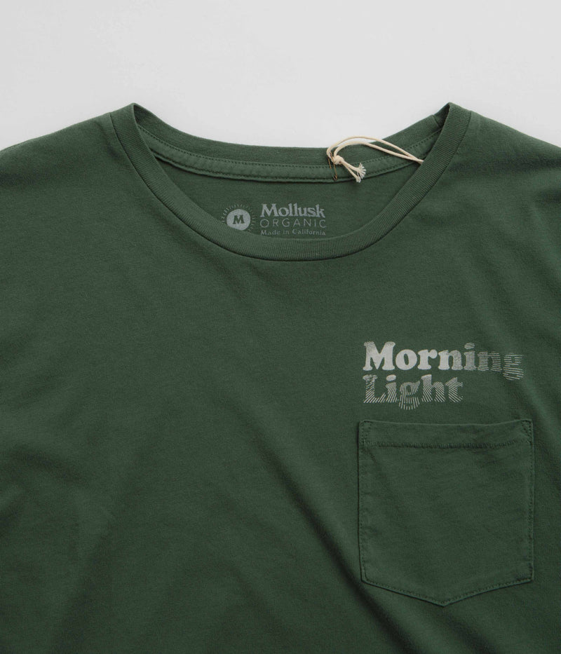 Mollusk Morning Light T-Shirt in Rover Green