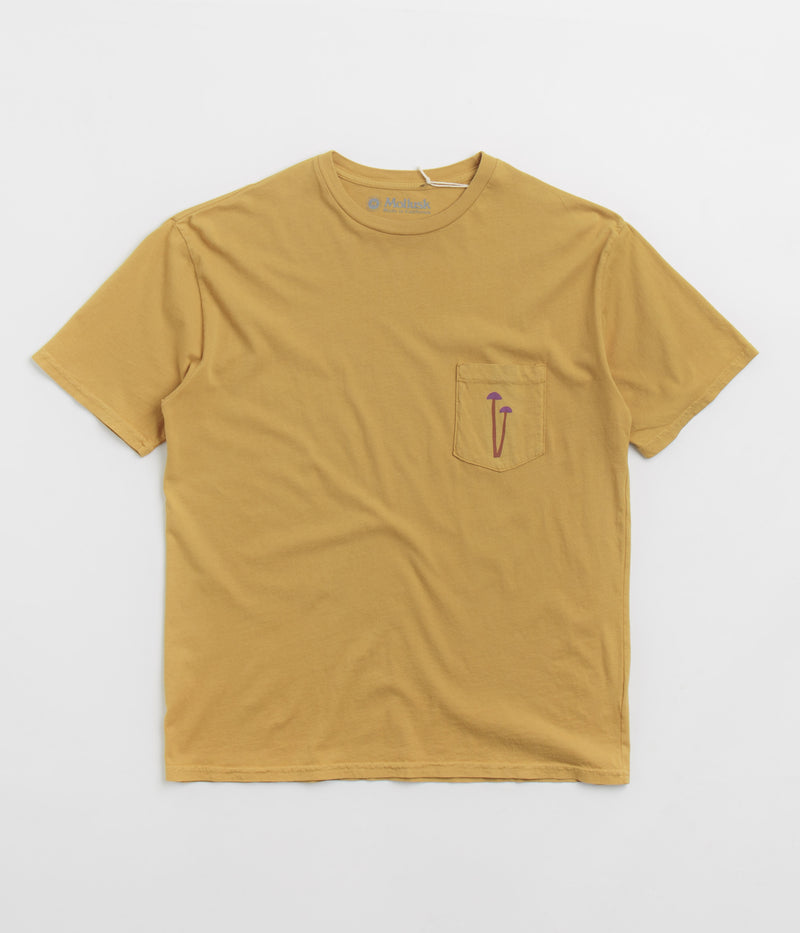 Mollusk Mushroom Pocket T-Shirt in Mustard