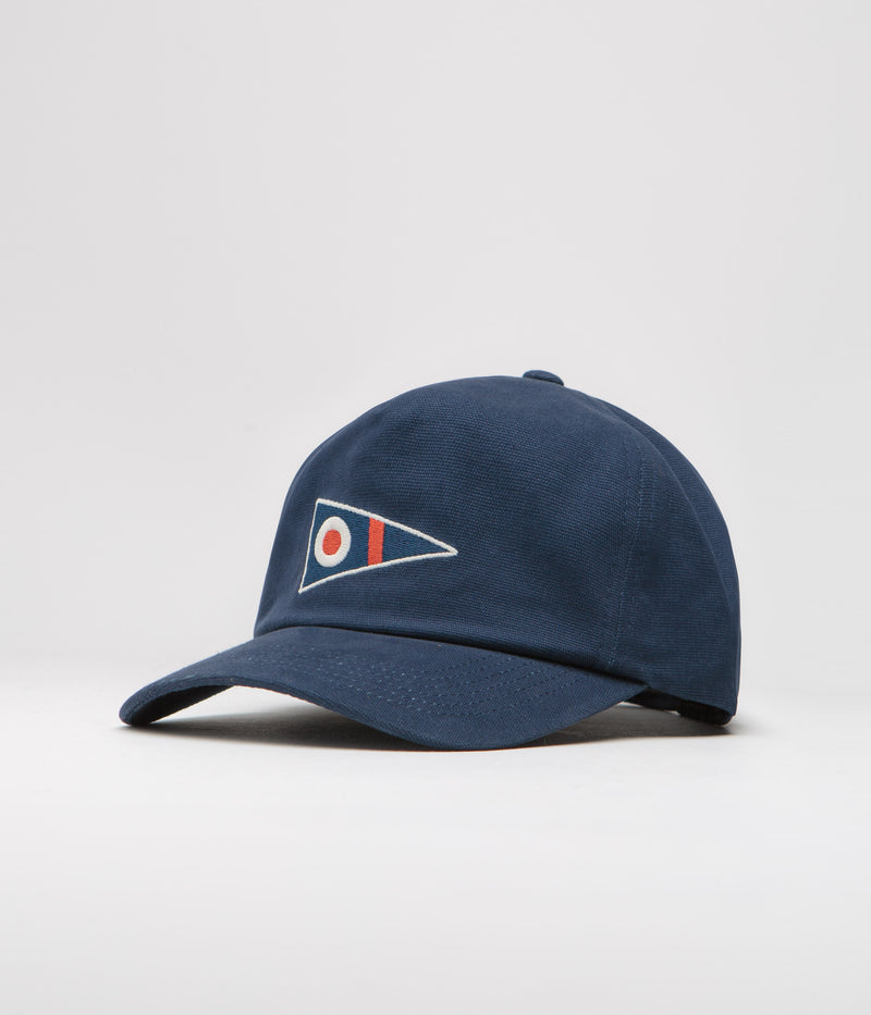 Mollusk Pennant Patch Cap in Faded Navy