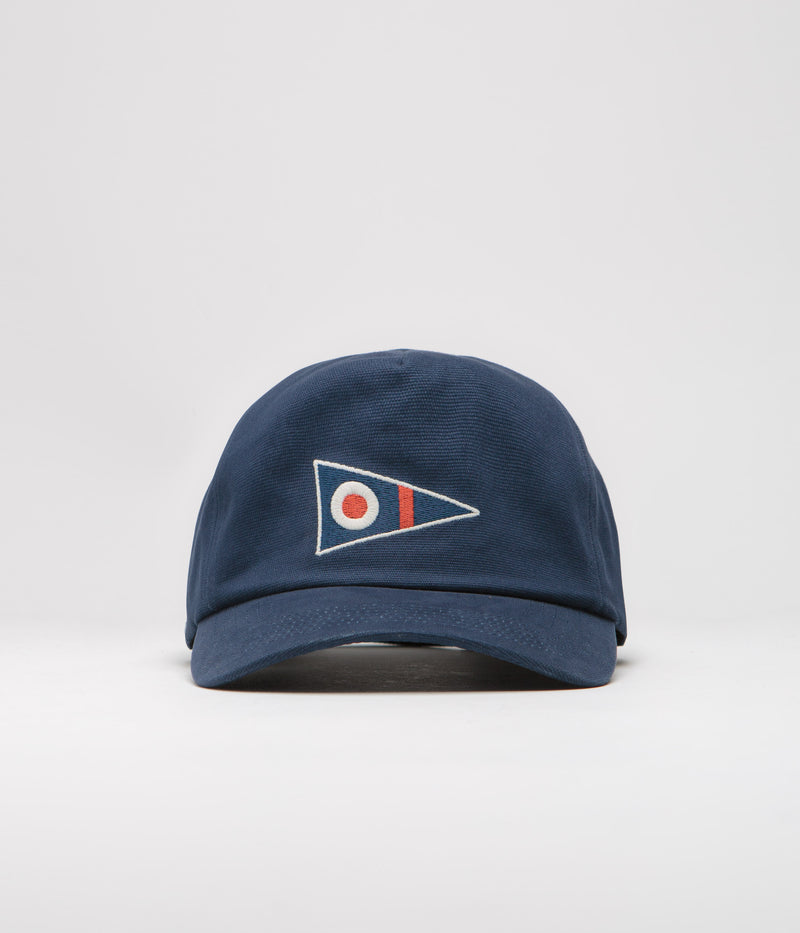Mollusk Pennant Patch Cap in Faded Navy