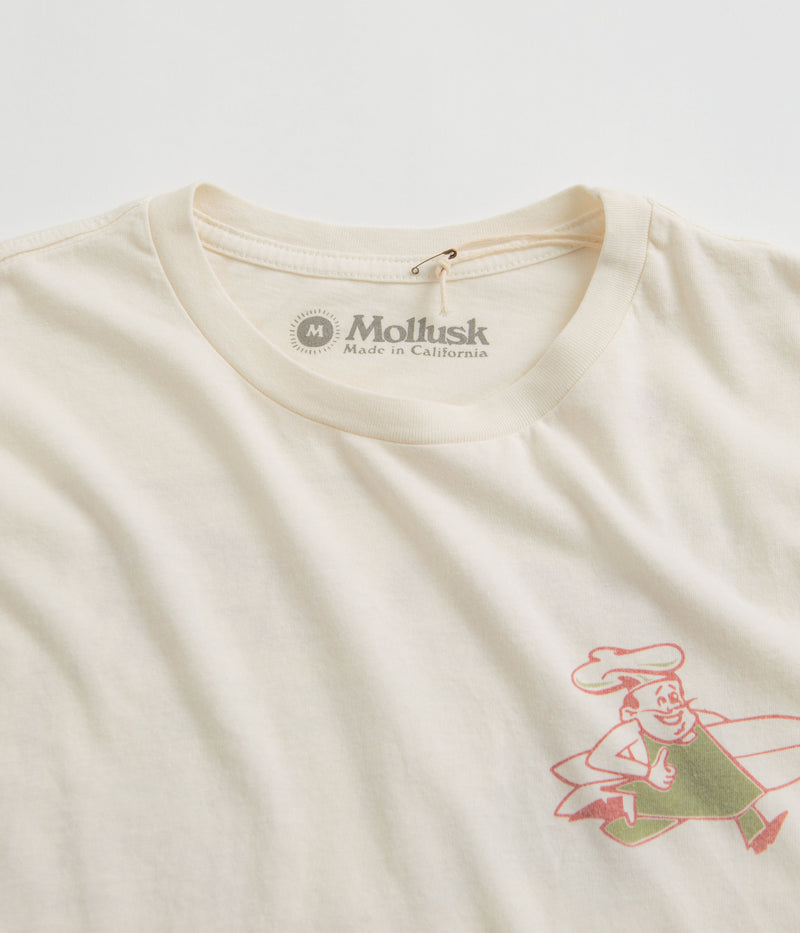 Mollusk Pretty Fresh T-Shirt in Antique White