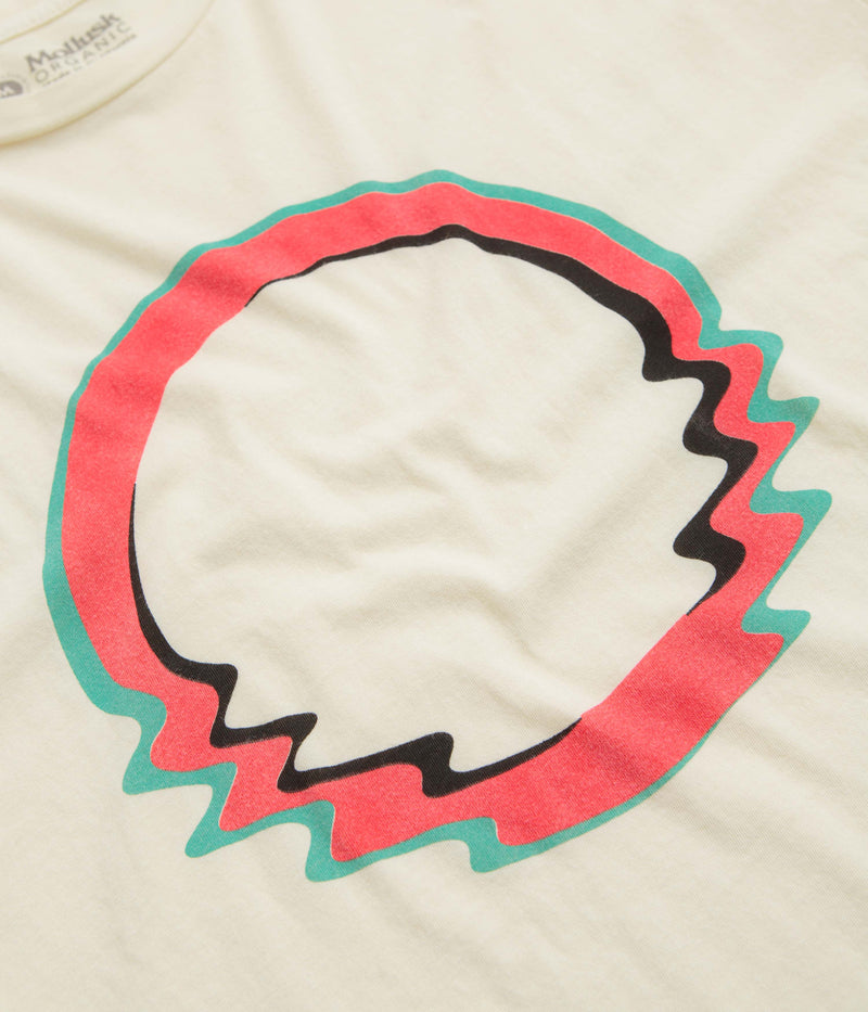 Mollusk Ripple T-Shirt in Super Natural