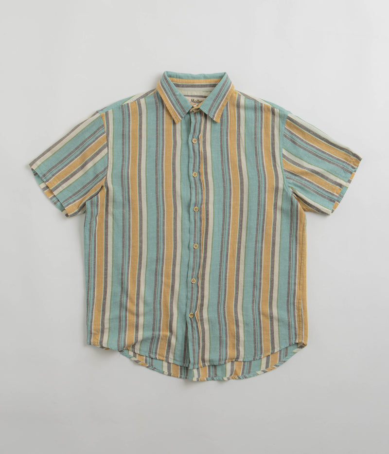 Mollusk Summer Shirt in Beach Stripe