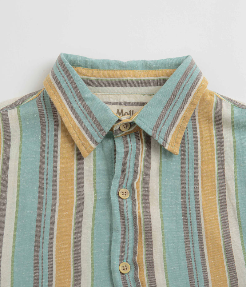 Mollusk Summer Shirt in Beach Stripe
