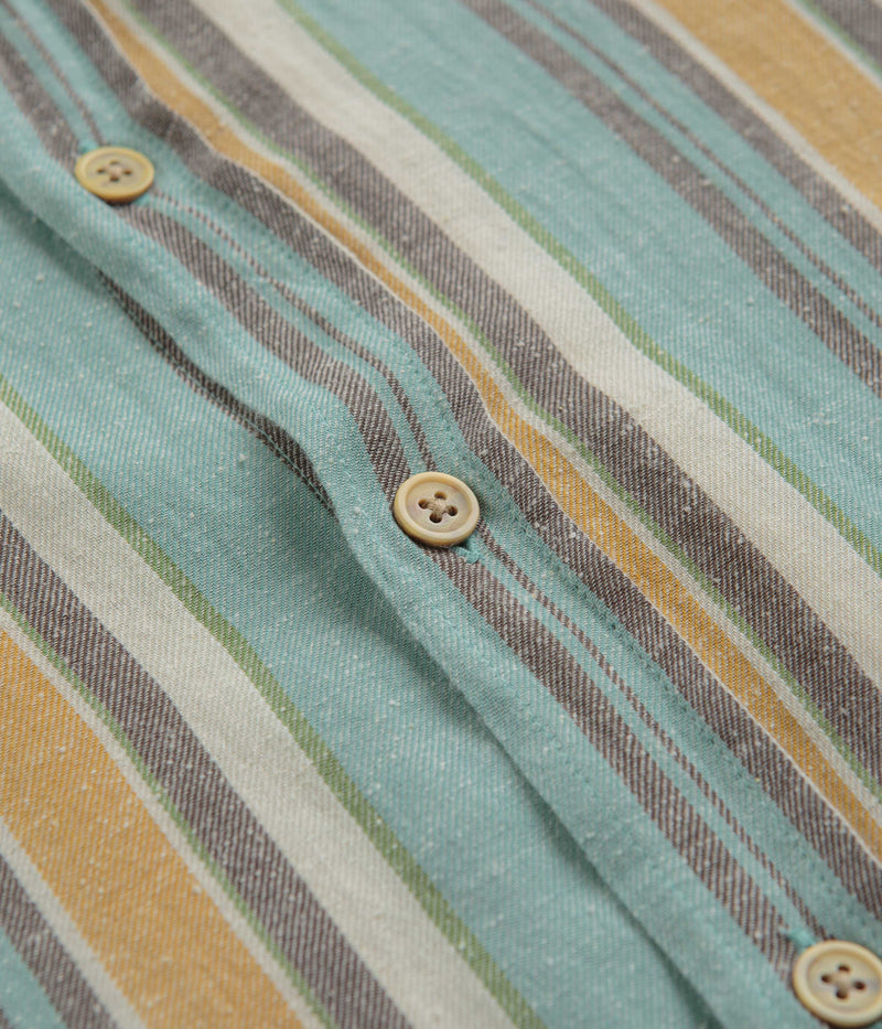 Mollusk Summer Shirt in Beach Stripe