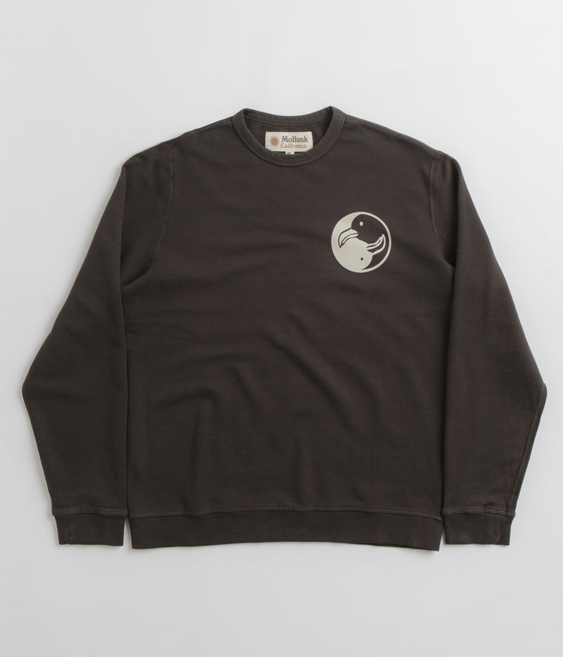 Mollusk Surf Society Crewneck Sweatshirt in Black