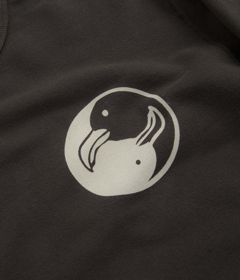 Mollusk Surf Society Crewneck Sweatshirt in Black