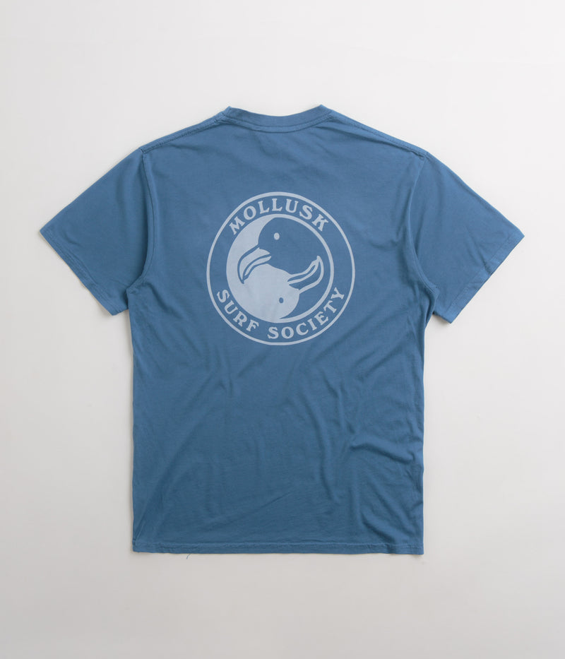 Mollusk Surf Society T-Shirt in True Blue