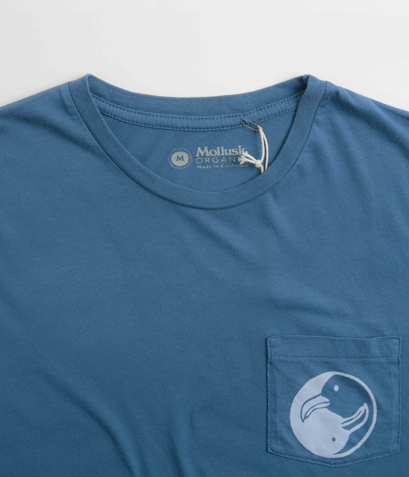 Mollusk Surf Society T-Shirt in True Blue