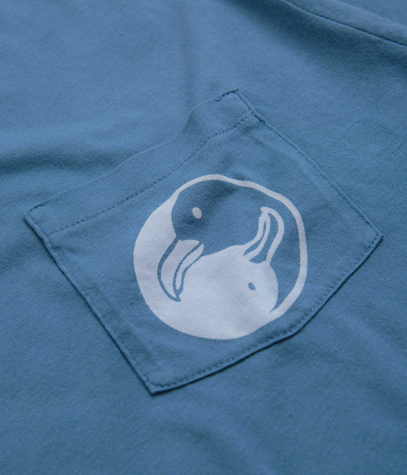 Mollusk Surf Society T-Shirt in True Blue