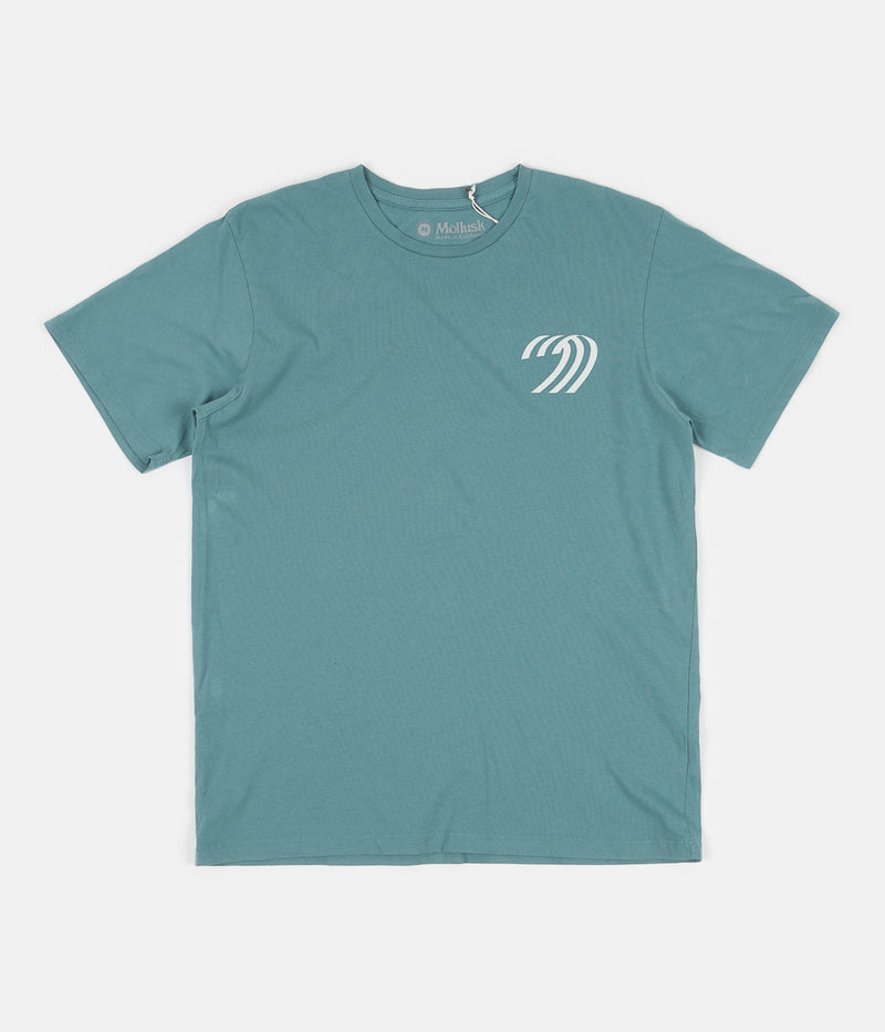 Mollusk Team T-Shirt in Washed Sapphire
