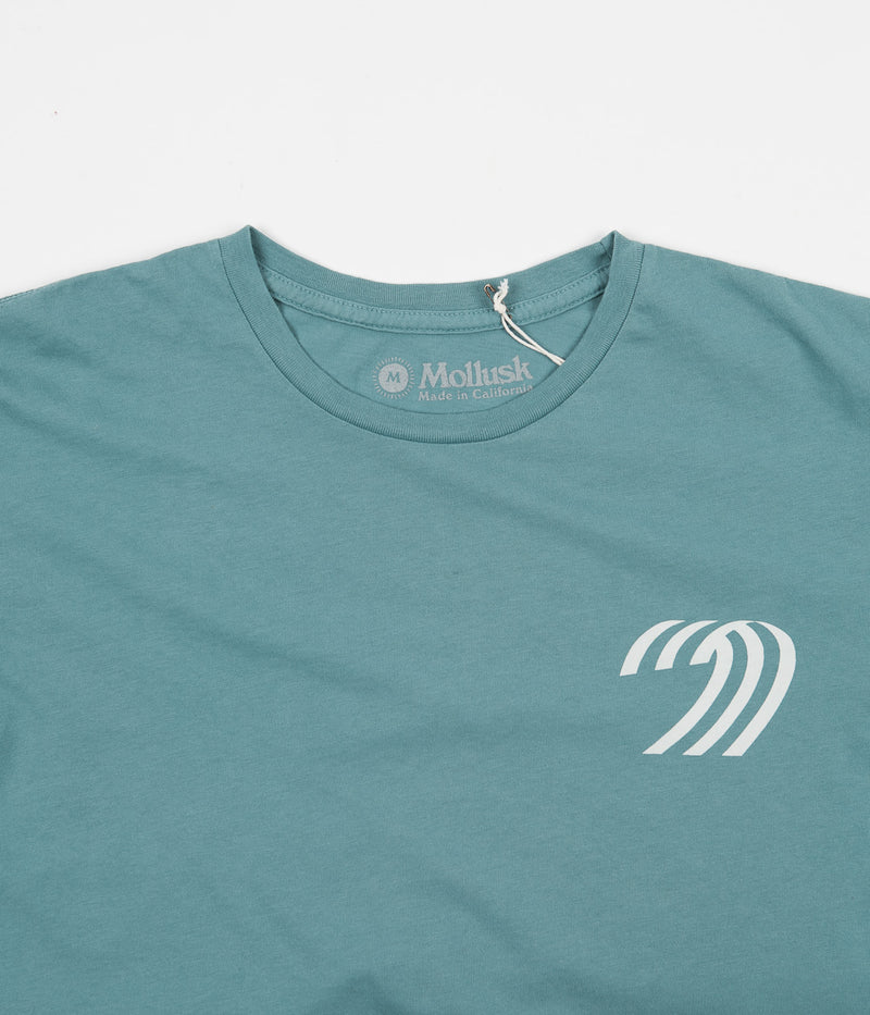 Mollusk Team T-Shirt in Washed Sapphire