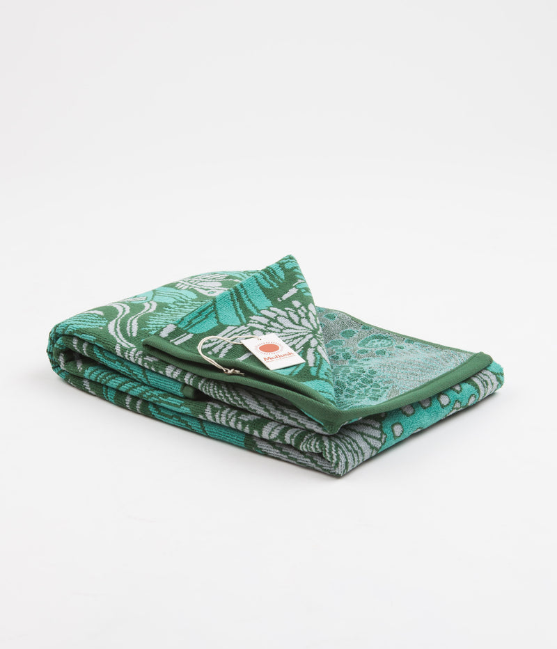 Mollusk Tidepool Towel in Blue and Green
