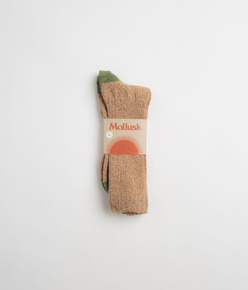 Mollusk Utility Socks in Clay