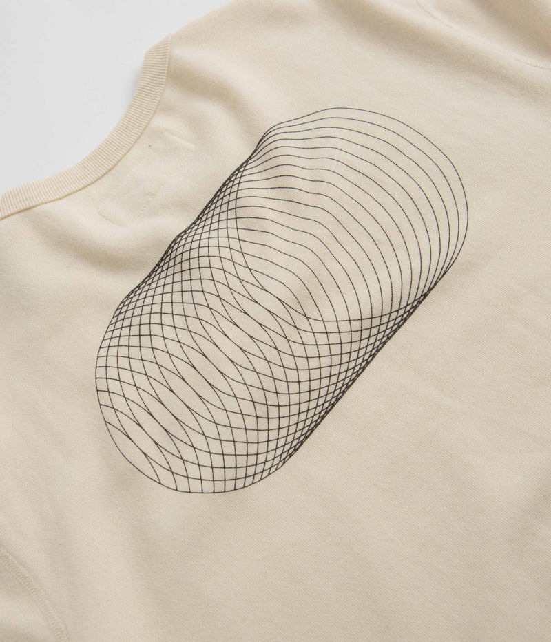 Mollusk Vibrations Crewneck Sweatshirt in Super Natural